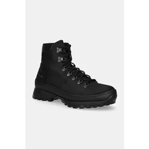 Common Projects bocanci de piele Hiking Boot barbati, culoarea negru, 2454 imagine