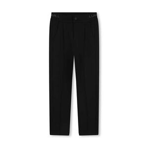 Karl Lagerfeld pantaloni copii culoarea negru, neted, Z30264 imagine