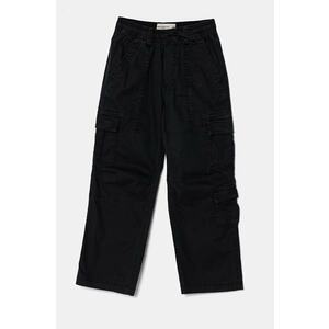 Abercrombie & Fitch pantaloni copii culoarea albastru marin, neted, KI230-4013 imagine