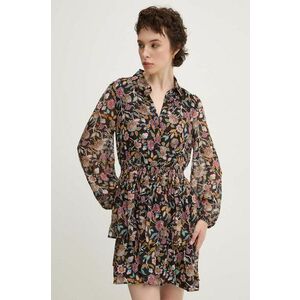 Desigual rochie SANDALO culoarea negru, mini, evazată, 24WWVW68 imagine