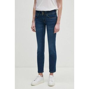 Pepe Jeans jeansi SLIM JEANS LW femei, culoarea albastru marin, PL204729DP6 imagine