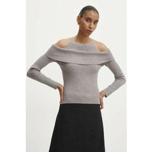 Answear Lab pulover femei, culoarea gri, light imagine