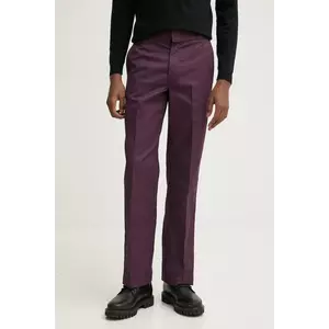 Dickies pantaloni 874 barbati, culoarea violet, drept imagine