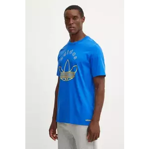 adidas Originals tricou din bumbac barbati, cu imprimeu, IY0425 imagine