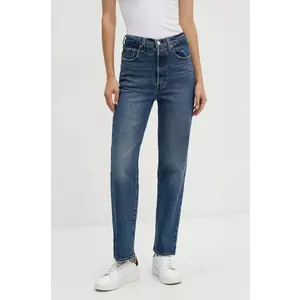 Levi's jeans RIBCAGE STRAIGHT ANKLE femei high waist 72693 imagine