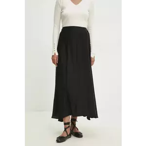 Answear Lab fustă culoarea negru, maxi, evazati imagine