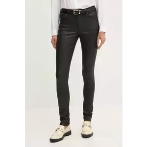 Pepe Jeans jeansi SKINNY JEANS MW femei, culoarea negru, PL204728XM5 imagine