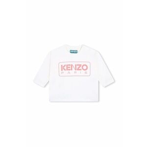 Kenzo Kids longsleeve din bumbac pentru copii culoarea bej, K60489 imagine
