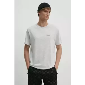 Pepe Jeans tricou din bumbac SAM TEE barbati, culoarea gri, cu imprimeu, PM509433 imagine