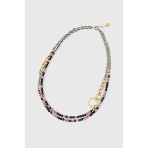 Answear Lab colier din pirit, realizat manual, din argint placat cu aur imagine