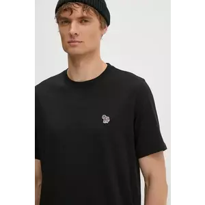 PS Paul Smith tricou din bumbac culoarea negru, uni, M2R.011R.KZEBRA imagine