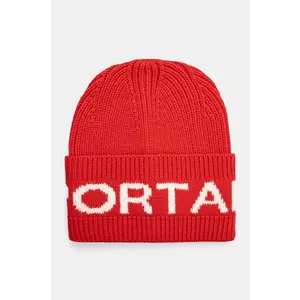 Sportalm caciula de lana culoarea rosu, de lana, din tesatura neteda, 1819809716 imagine