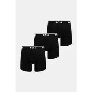 BOSS boxeri 3-pack barbati, culoarea negru, 50475282 imagine