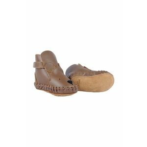 Donsje incaltaminte din piele pentru bebelusi Kapi Classic Booties Bear culoarea maro, 1028001 imagine