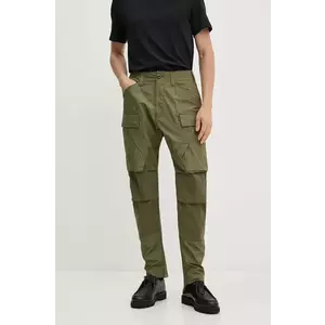 G-Star pantaloni de bumbac culoarea verde, mulata, D25185-C973 imagine