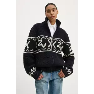 ZADIG&VOLTAIRE cardigan din lana culoarea albastru marin, călduros, KMCA00225 imagine