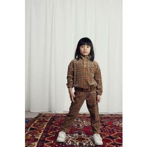 Mini Rodini hanorac de bumbac pentru copii Dog culoarea bej, modelator, 2472011213 imagine