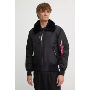 Alpha Industries geacă bomber Injector III bărbați, culoarea negru, de tranziție 143104.03-black imagine