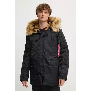 Alpha Industries geacă ALPHA INDUSTRIES PARKA N3B VF 59 bărbați, culoarea negru, de iarnă 103141.03-black imagine