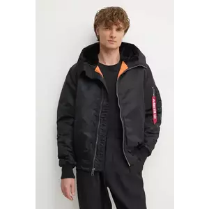 Alpha Industries geacă MA-1 Hooded bărbați, culoarea negru, de tranziție 158104.03-black imagine