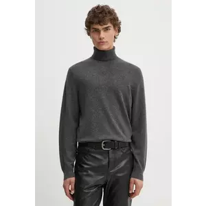 Theory pulover de casmir culoarea gri, light, cu guler, N0888705 imagine