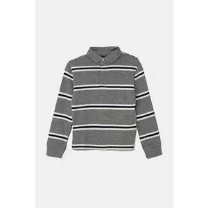 Mayoral tricou polo copii culoarea gri, modelator, 7102 imagine