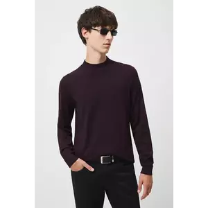 Medicine pulover barbati, culoarea violet, light, cu turtleneck imagine
