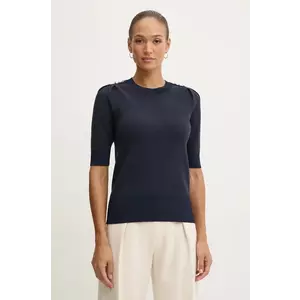 BOSS pulover femei, culoarea albastru marin, light, 50528589 imagine