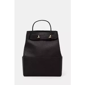 Silvian Heach ghiozdan de piele CARACCIOLO femei, culoarea maro, mic, neted, RCP25013ZA imagine