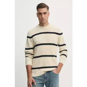 Pepe Jeans pulover de bumbac CAIRO culoarea bej, light, PM702444 imagine