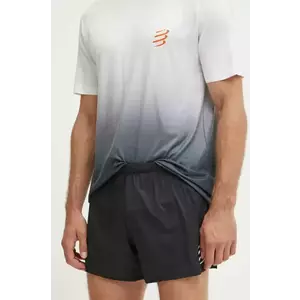 Compressport pantaloni scurți de alergare Racing Split culoarea negru, ASHM3759 imagine