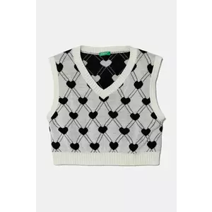 United Colors of Benetton vesta copii culoarea bej, 1070Q400J imagine