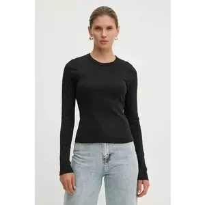 A.L.C. longsleeve din bumbac culoarea negru, 8KTOP00782 imagine