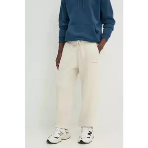 Abercrombie & Fitch pantaloni de trening culoarea bej, neted, KI134-4046 imagine