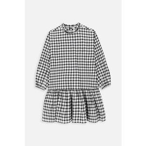 Coccodrillo rochie fete culoarea gri, mini, evazată, BACK TO SCHOOL GIRL imagine