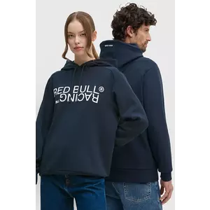 Pepe Jeans bluză Red Bull Racing x Pepe Jeans culoarea bleumarin, cu glugă, cu imprimeu, RU580001 imagine