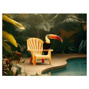 HARTMAN grafică pe sticlă acrilică a.i art Urban Zoo, 30 x 40 cm imagine