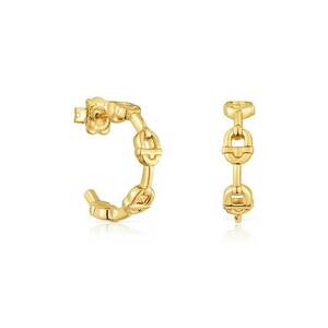 Tous cercei din argint placat cu aur Manifesto 1004222100 imagine