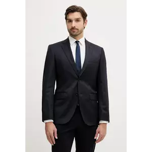 BOSS geaca de lana culoarea albastru marin, 50469172 imagine