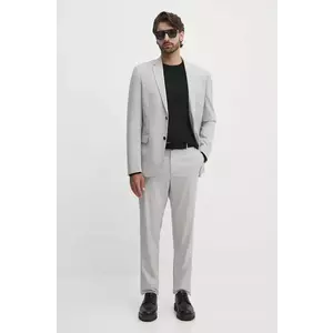 Lindbergh costum barbati, culoarea gri, neted, 30-61040 imagine