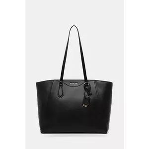 MICHAEL Michael Kors poseta de piele culoarea negru, 30F4GTBT7L imagine