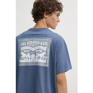 Levi's tricou din bumbac barbati, cu imprimeu imagine