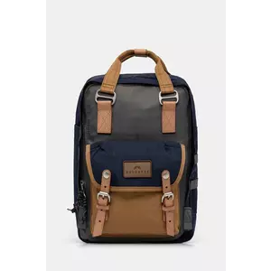 Doughnut rucsac Macaroon Happy Camper culoarea albastru marin, mare, neted, D010HA-0070 imagine