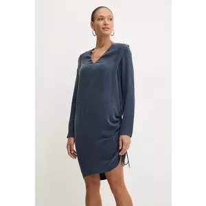 Boss Orange rochie culoarea bleumarin, mini, dreaptă, 50524225 imagine