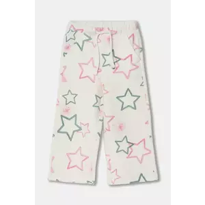 United Colors of Benetton pantaloni de trening pentru copii culoarea alb, modelator, 39T6GF040 imagine