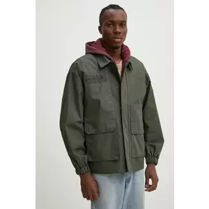 Desigual geaca GEORGIA barbati, culoarea verde, de tranzitie, 24WMEW11 imagine