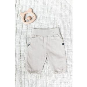 Tartine et Chocolat pantaloni de bumbac pentru copii culoarea bej, neted, TZ22060 imagine