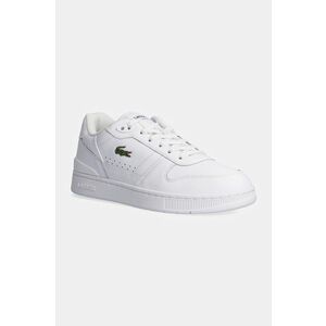 Lacoste sneakers din piele T-Clip Set culoarea alb, 48SMA0031 imagine