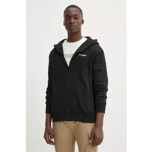 Sixth June bluza barbati, culoarea negru, cu glugă, cu imprimeu, 25326 imagine