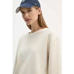 G-Star hanorac de bumbac femei, culoarea bej, cu imprimeu, D25408-D562 imagine